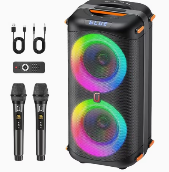 PH Creative Karaoke Party Speaker (2 Wireless Mics)